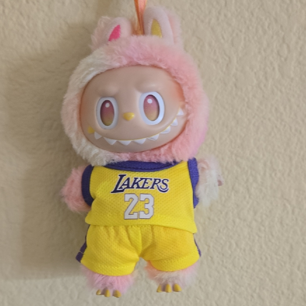 Labubu Lakers Clothes - Shorts &And Tank Top *Labubu Not Included*